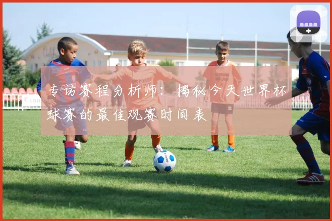 专访赛程分析师:揭秘今天世界杯球赛的最佳观赛时间表